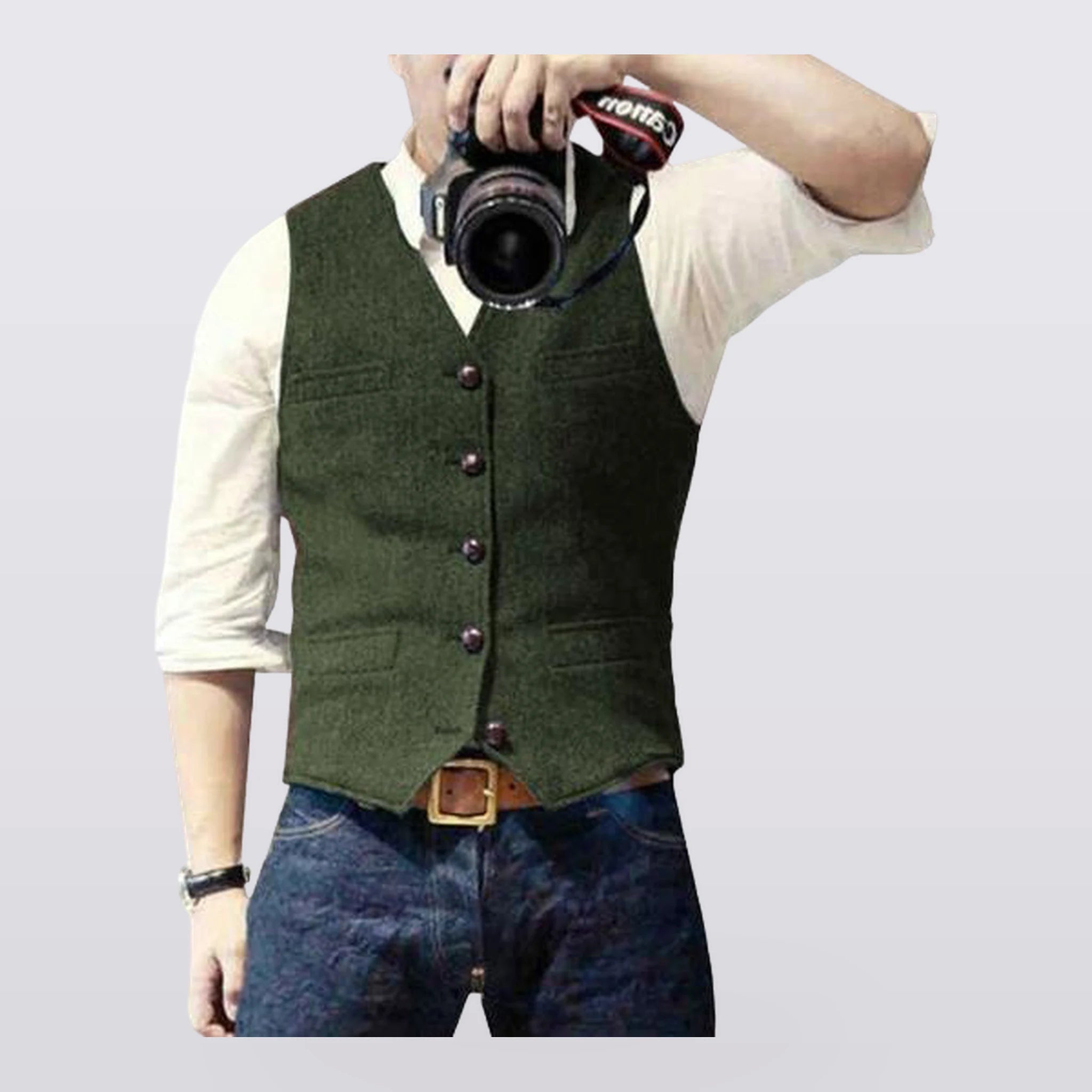 Alderton - Tailored Button-Front Vest