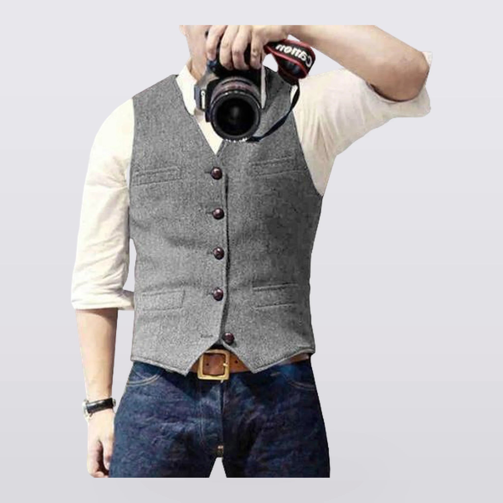 Alderton - Tailored Button-Front Vest