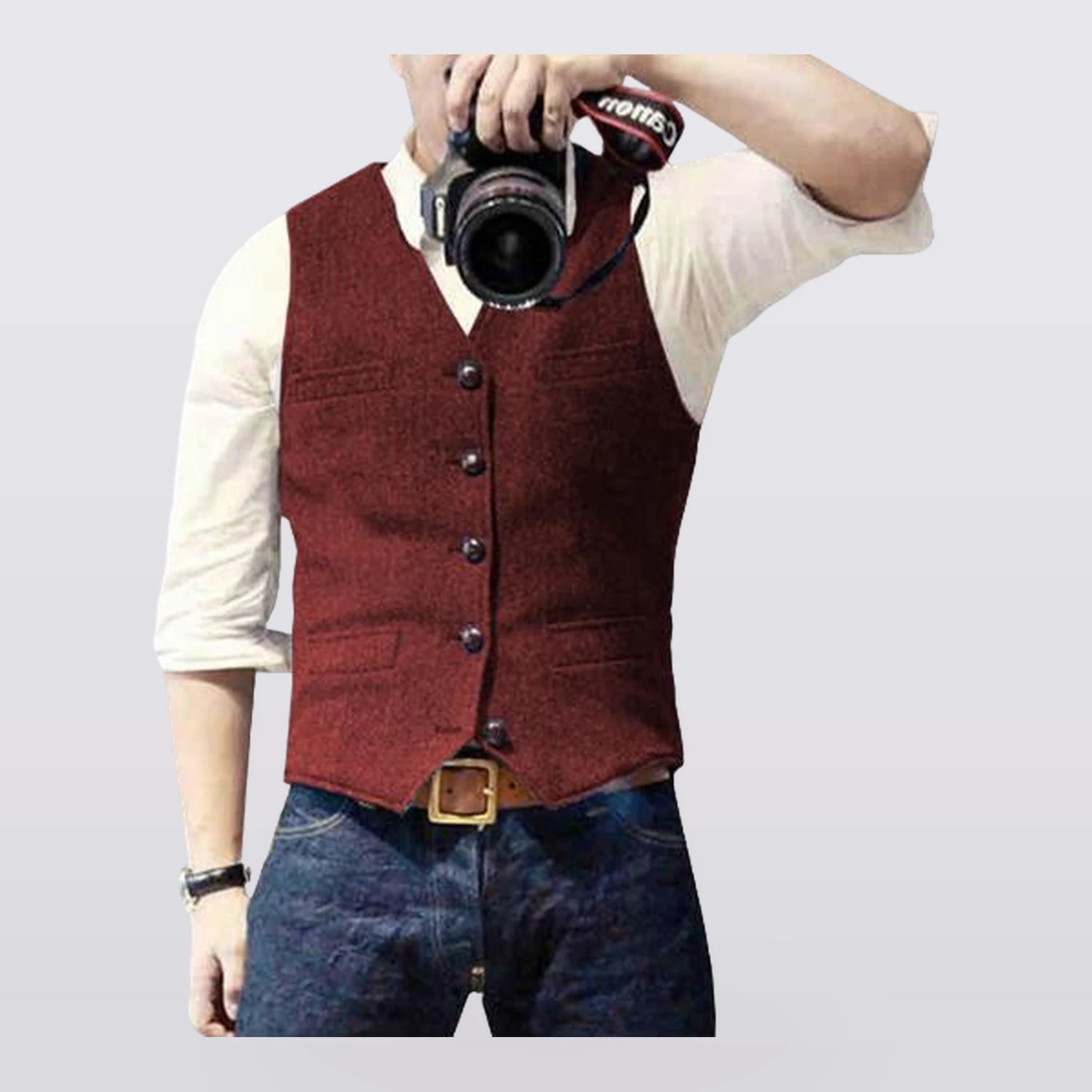 Alderton - Tailored Button-Front Vest