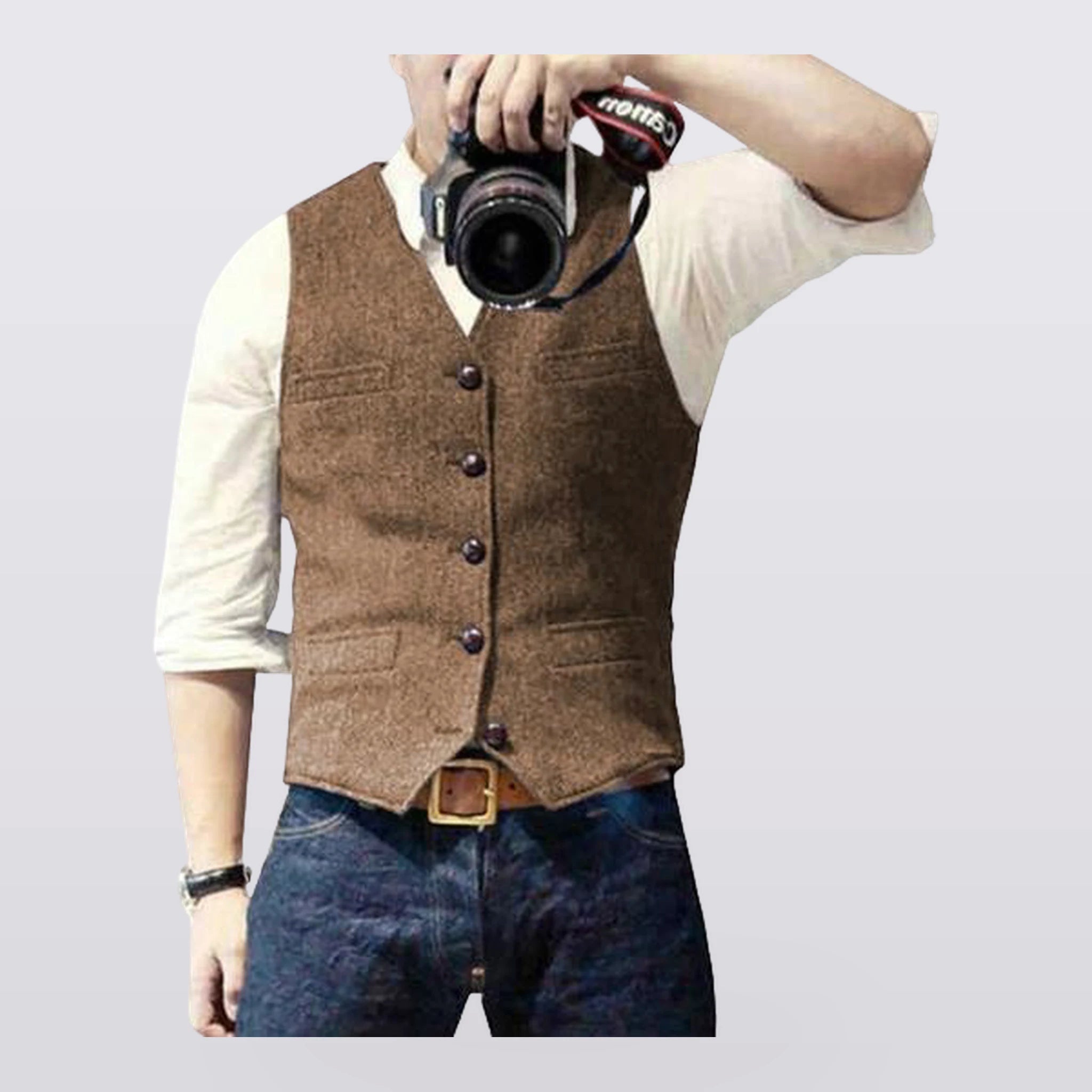 Alderton - Tailored Button-Front Vest