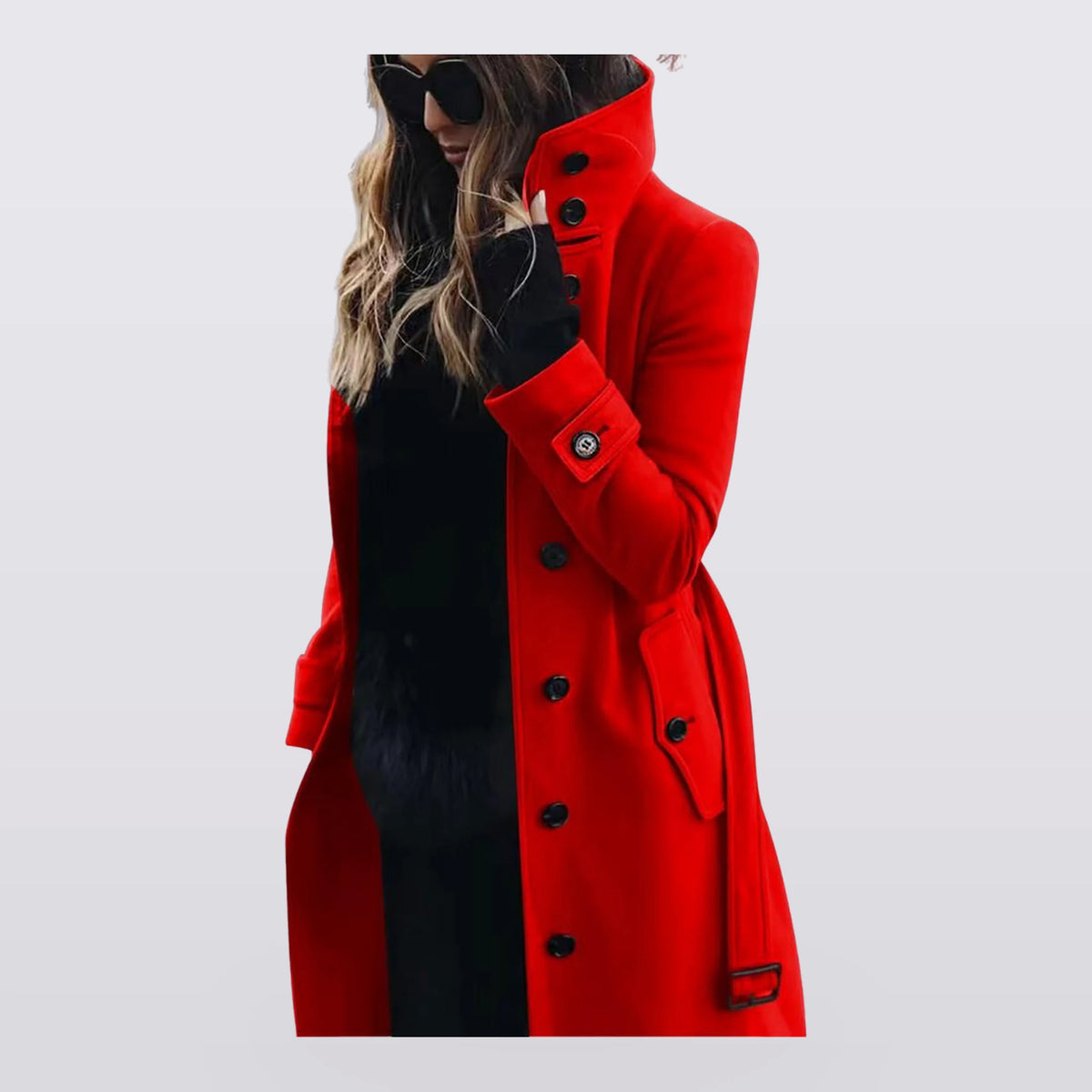 Ashcombe - Belted Double-Breasted Trench Coat