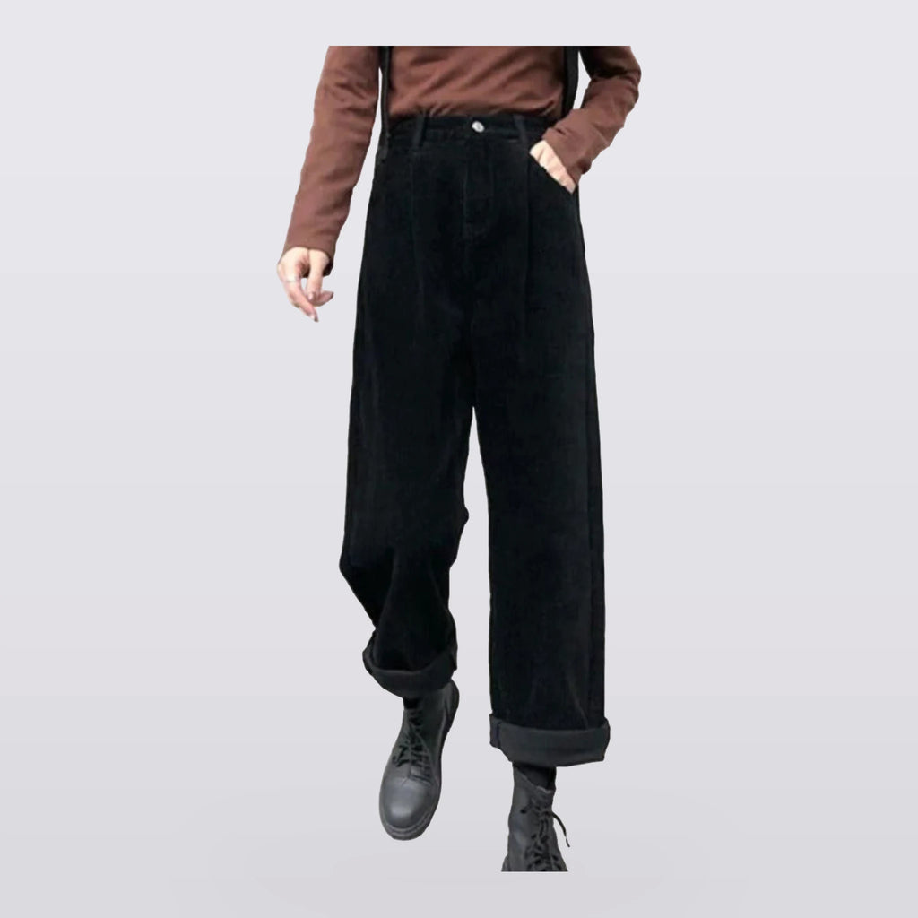 Corbett - Ribbed High-Waist Pants