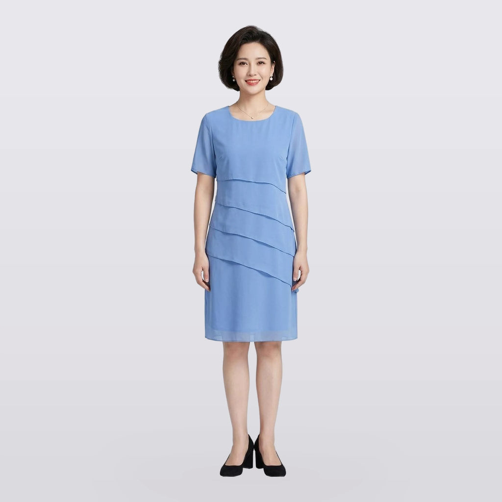 Elowen - Tiered Shift Midi Dress