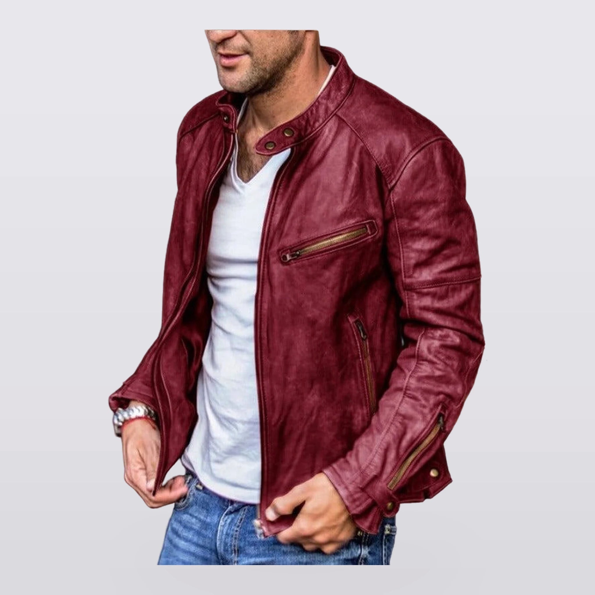 Rylan - Washed Moto Jacket