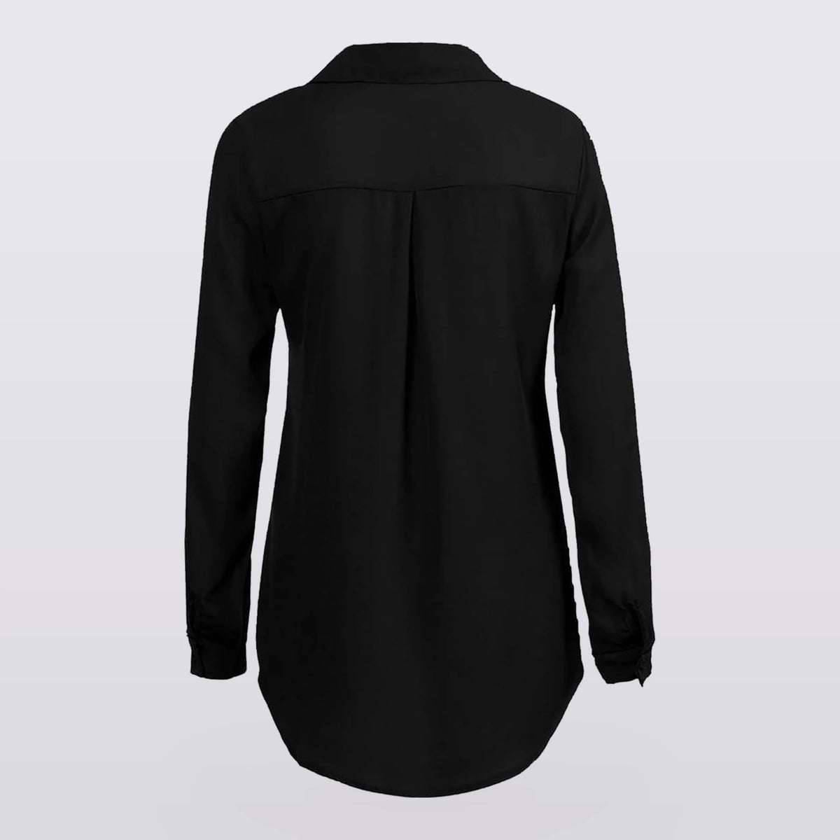 Solene - Draped Button-Front Blouse