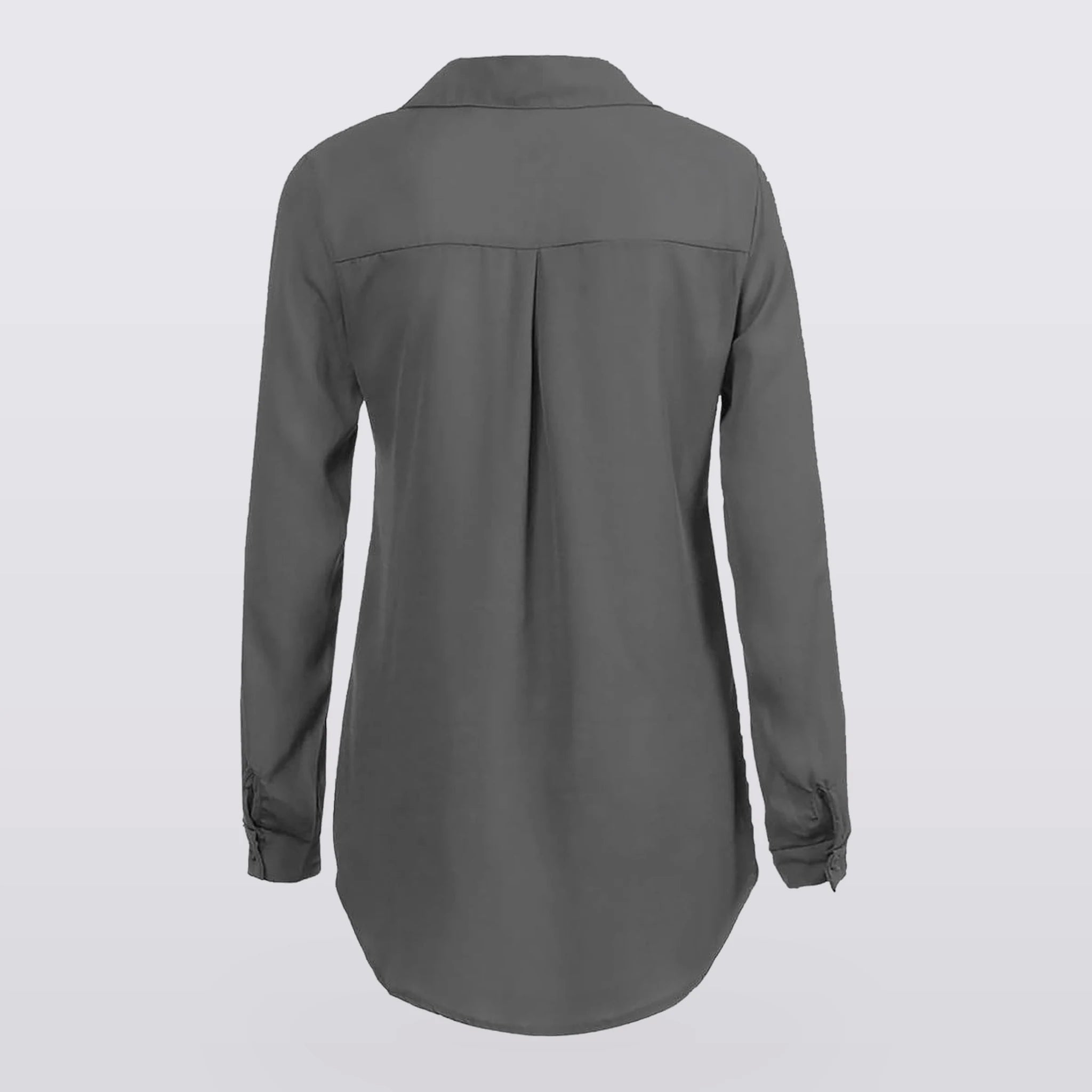 Solene - Draped Button-Front Blouse
