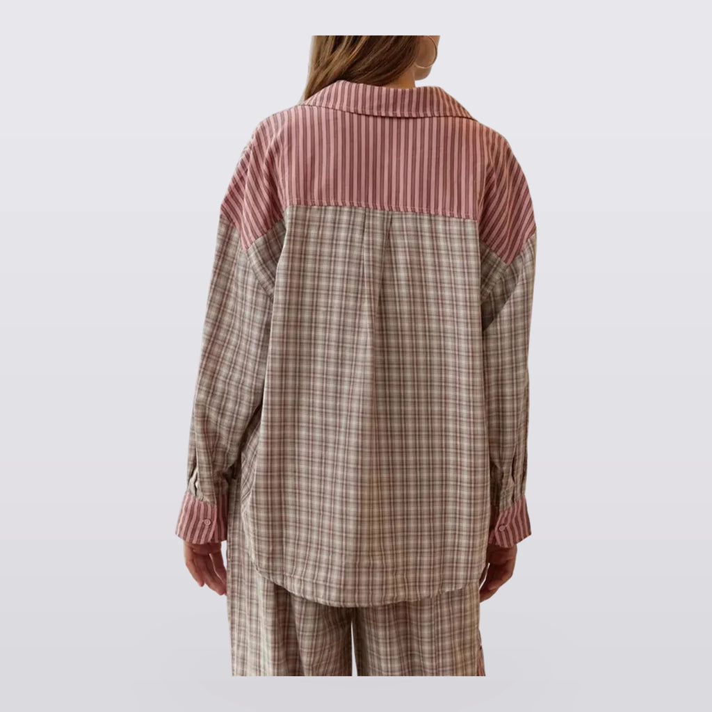 Wrenley - Two-Piece Checked Lounge Set