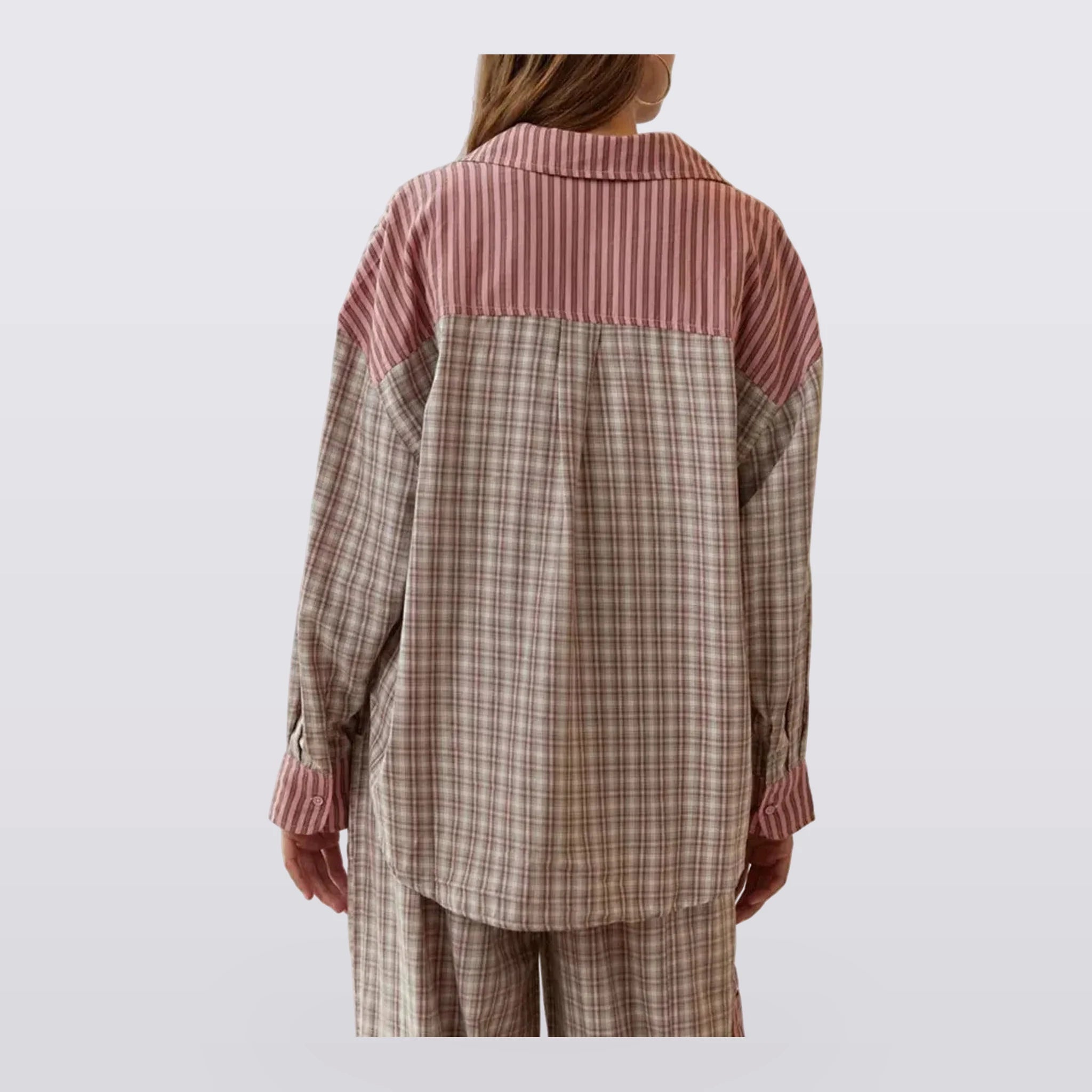 Wrenley - Two-Piece Checked Lounge Set