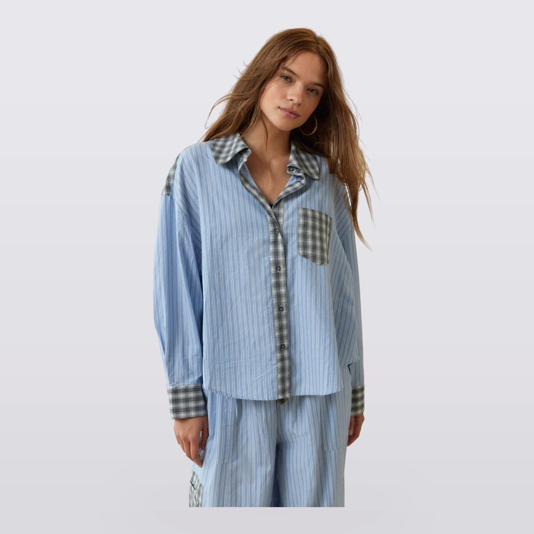 Wrenley - Two-Piece Checked Lounge Set