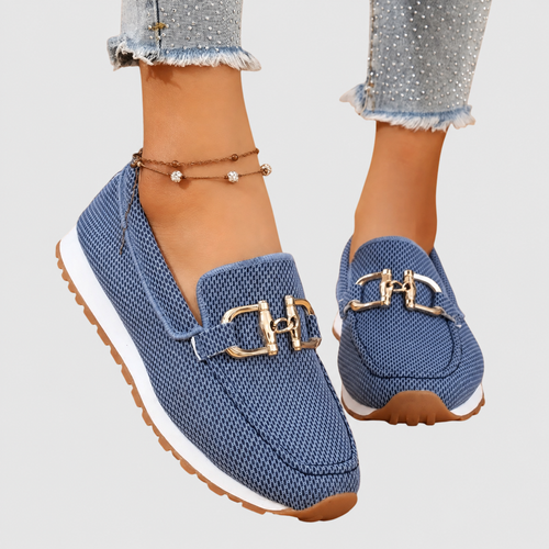 Alice | Women’s Slip-On Loafers — Blue