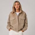 Coralyn | Women’s Bomber Jacket with Zip Front