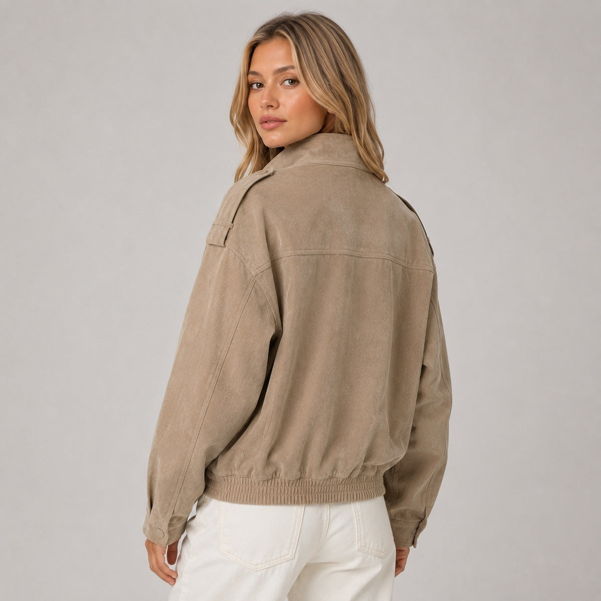 Coralyn | Women’s Bomber Jacket with Zip Front