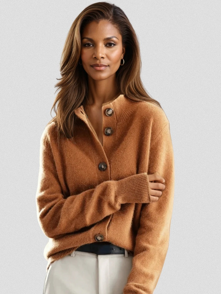 Cybele | Women’s Knit Cardigan with Button Front
