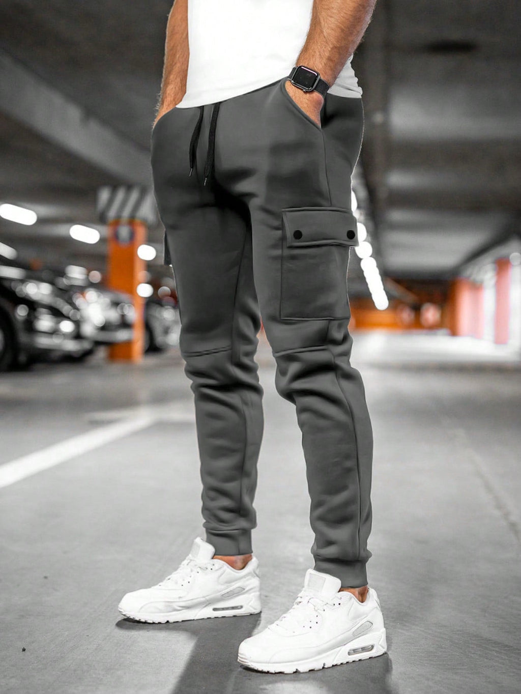 Oscar | Men’s Cargo Jogger Pants with Drawstring Waist