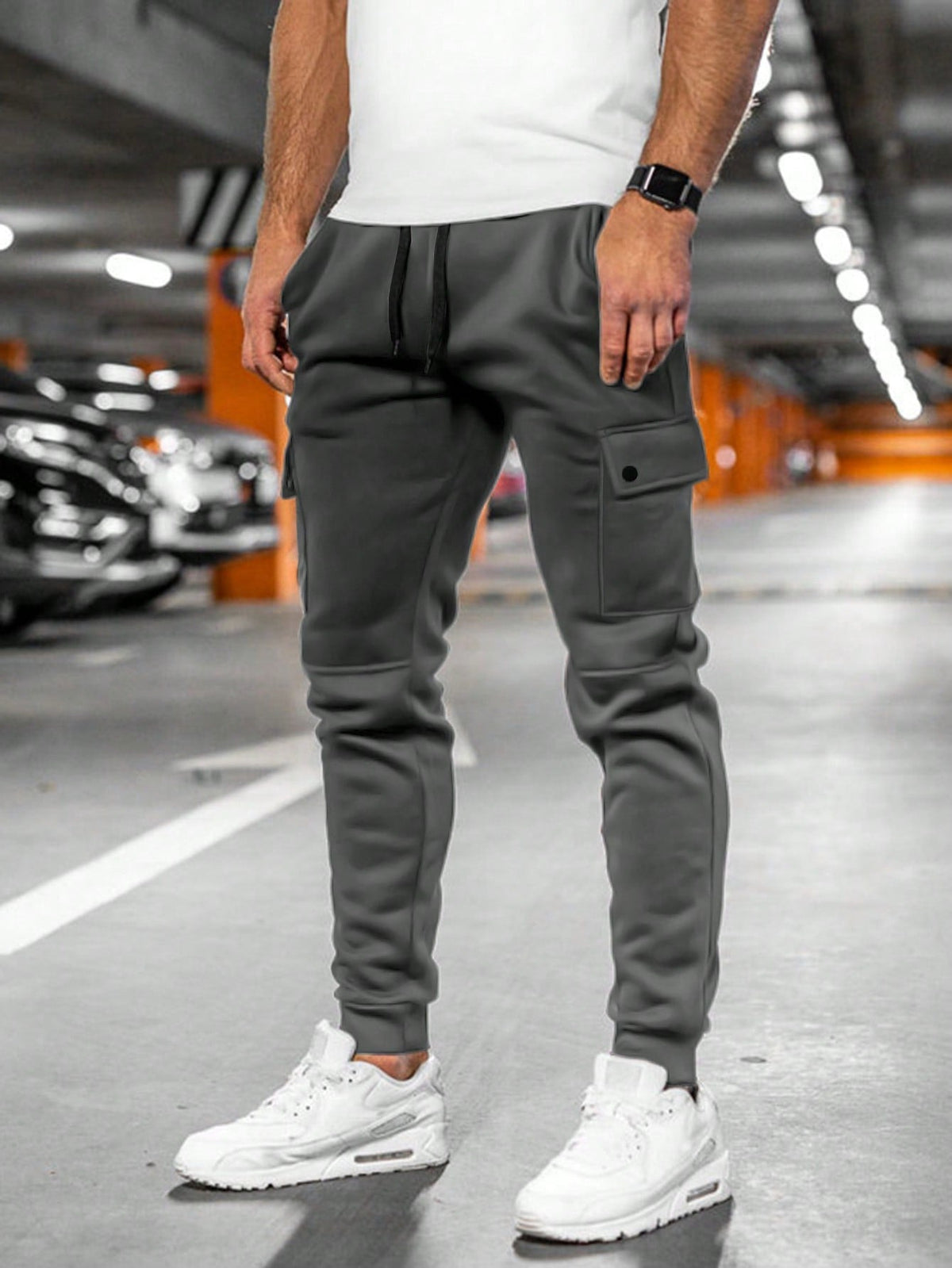 Oscar | Men’s Cargo Jogger Pants with Drawstring Waist