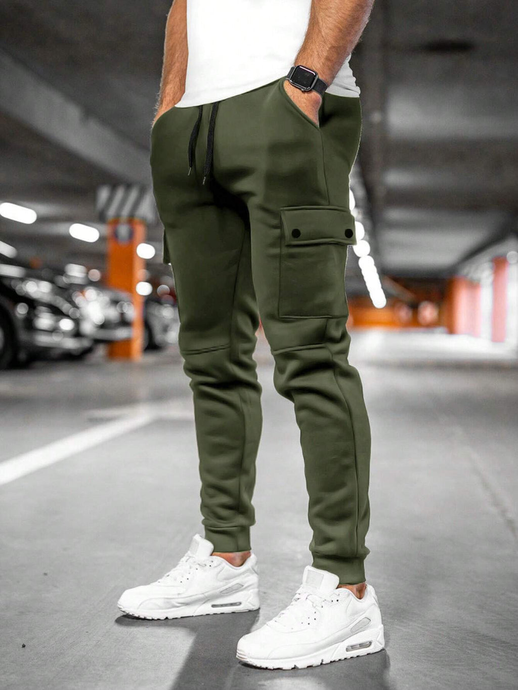 Oscar | Men’s Cargo Jogger Pants with Drawstring Waist