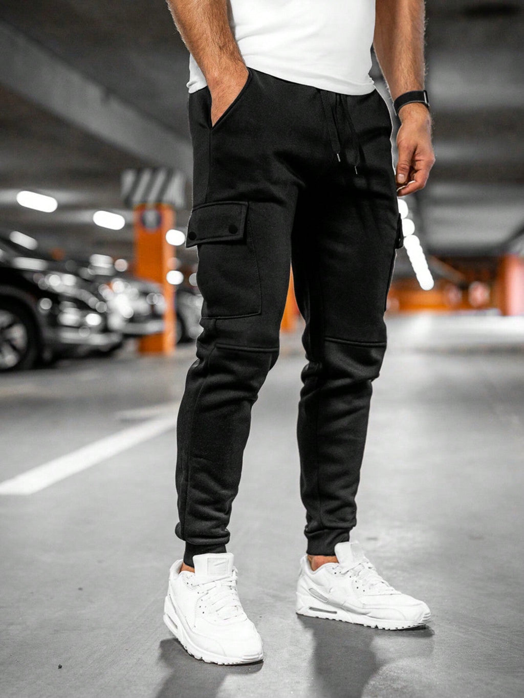 Oscar | Men’s Cargo Jogger Pants with Drawstring Waist