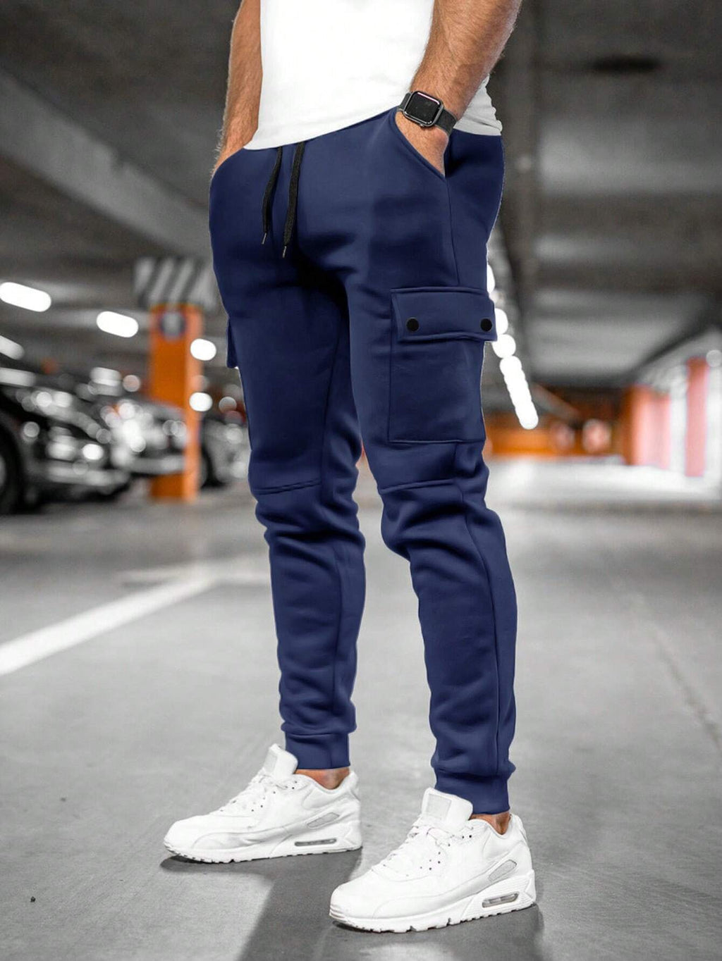Oscar | Men’s Cargo Jogger Pants with Drawstring Waist