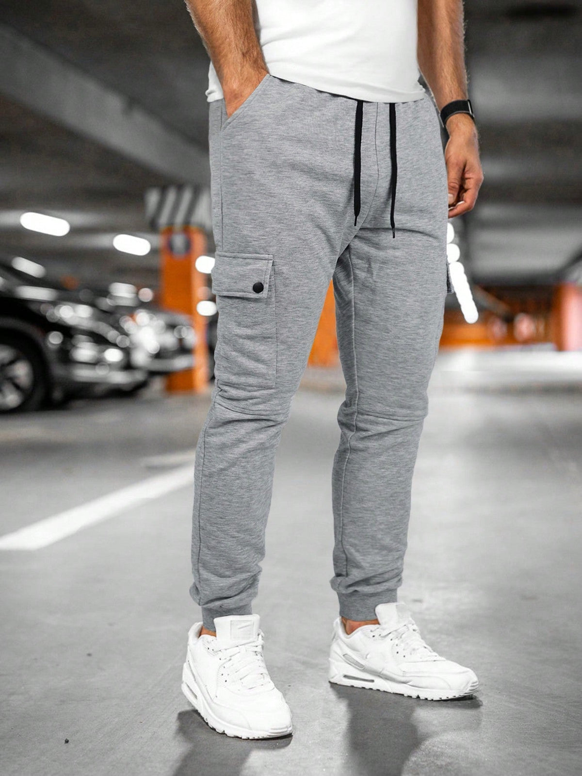 Oscar | Men’s Cargo Jogger Pants with Drawstring Waist