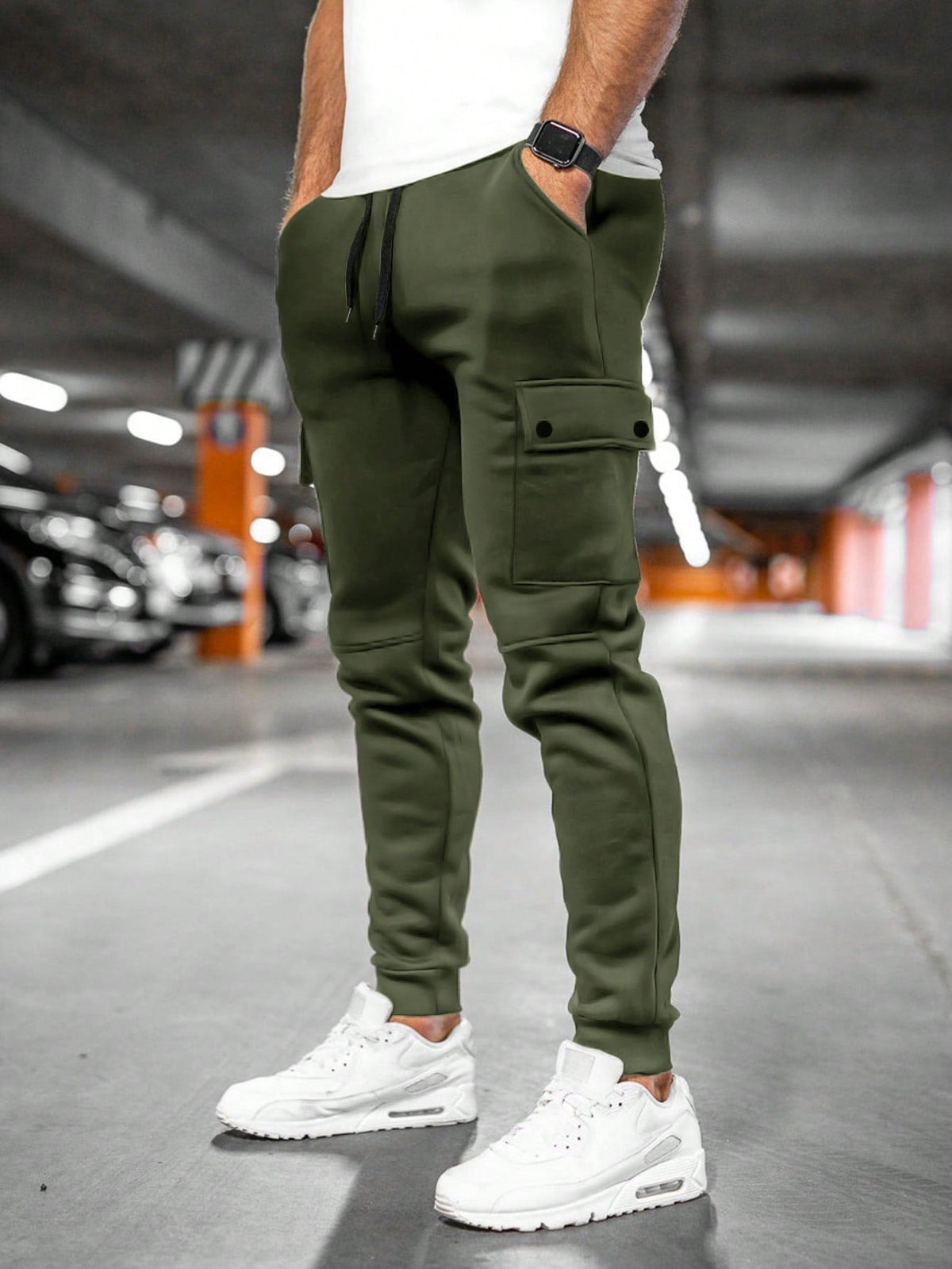 Oscar | Men’s Cargo Jogger Pants with Drawstring Waist