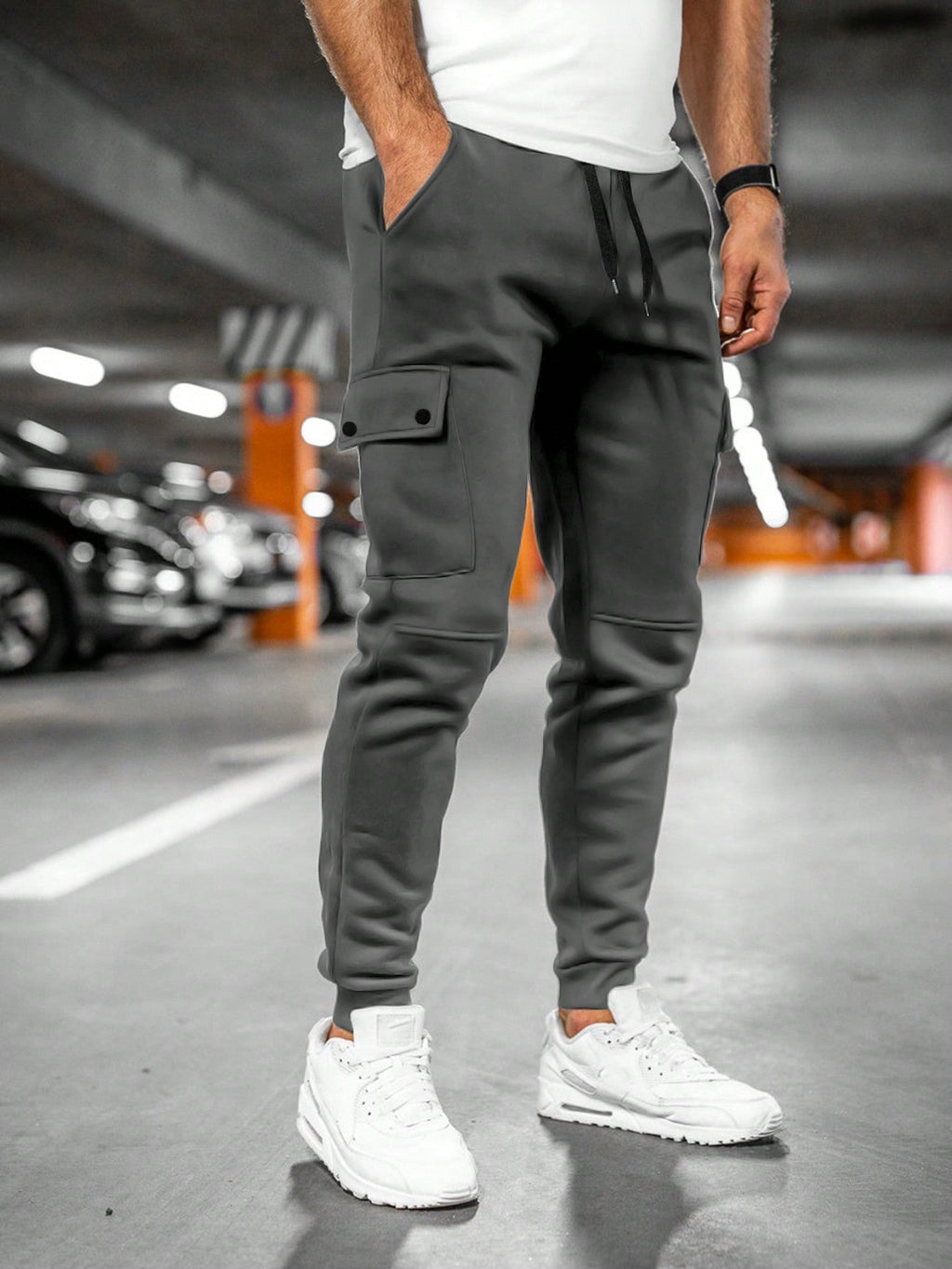Oscar | Men’s Cargo Jogger Pants with Drawstring Waist