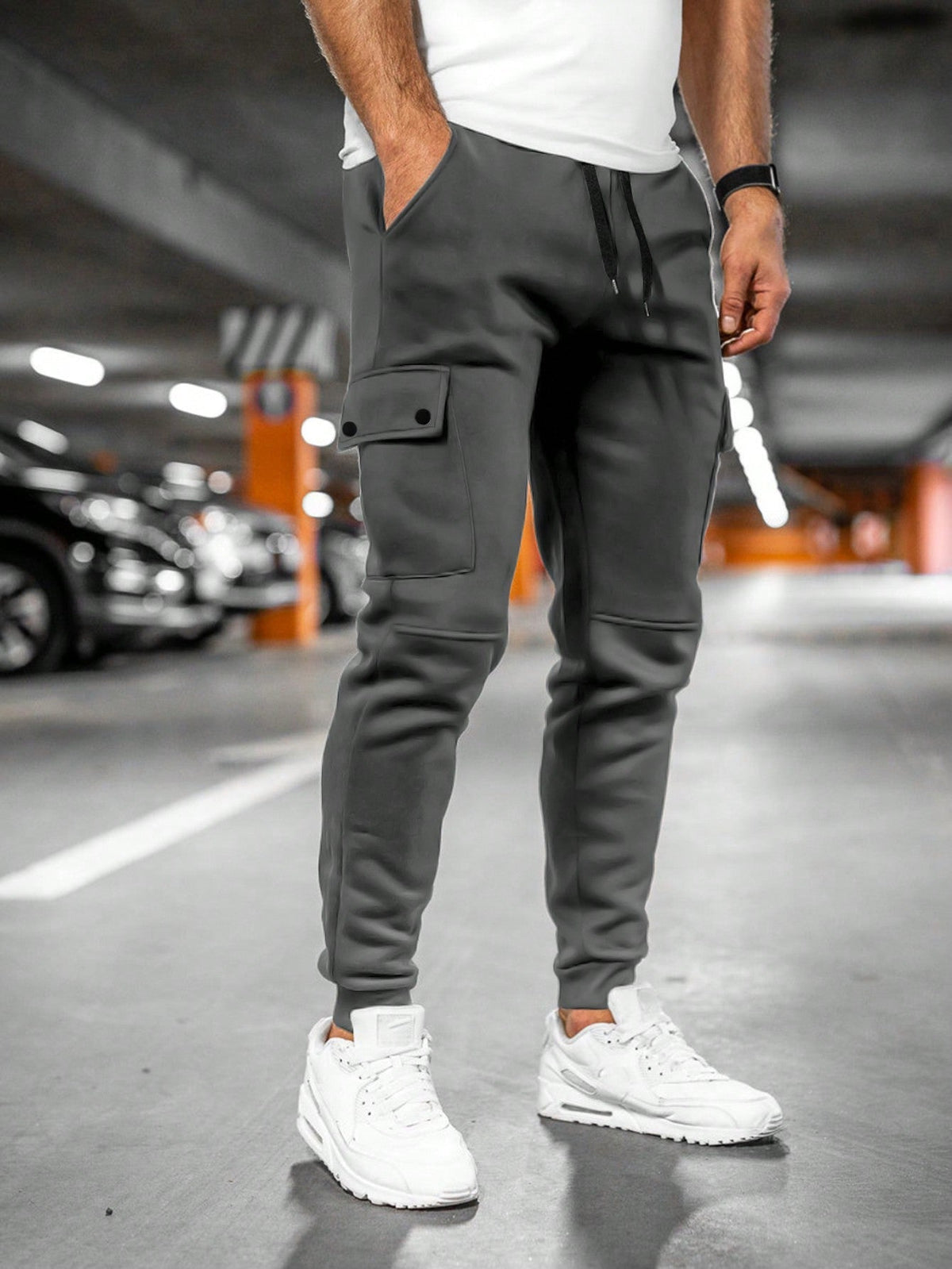 Oscar | Men’s Cargo Jogger Pants with Drawstring Waist