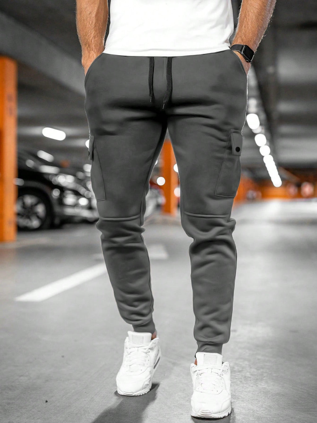 Oscar | Men’s Cargo Jogger Pants with Drawstring Waist