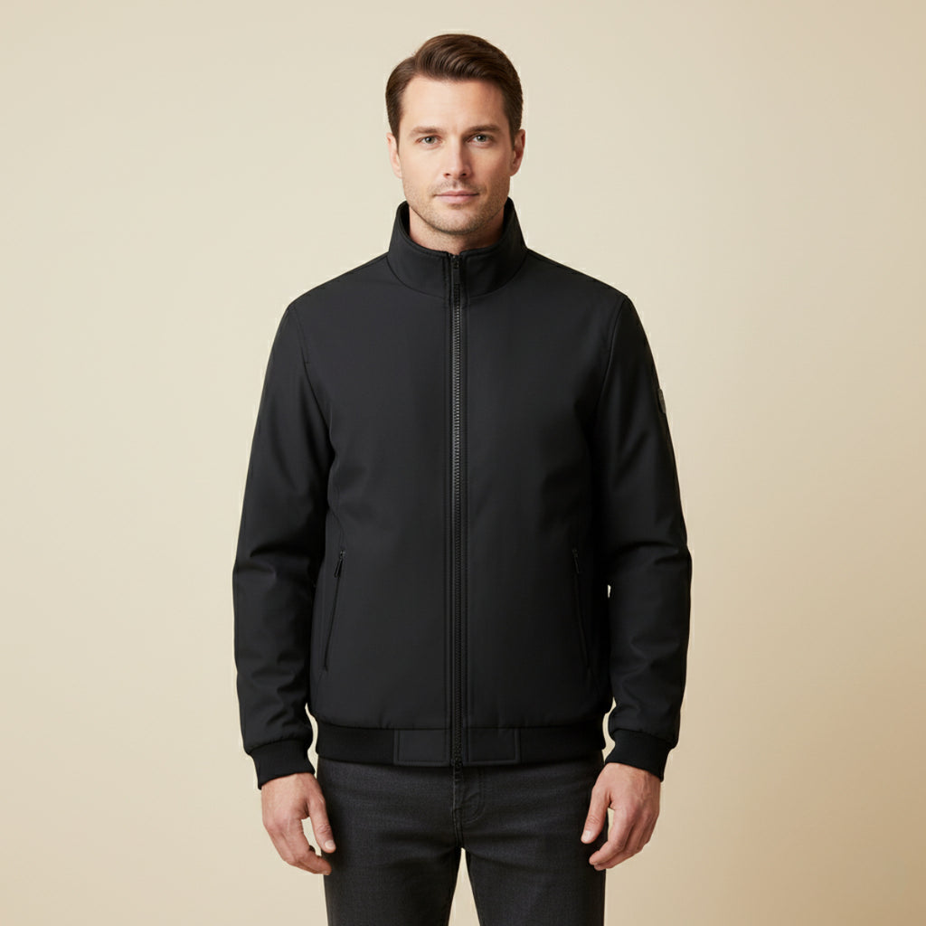 Karl | Men’s Fleece-Lined Winter Jacket with Zip Front