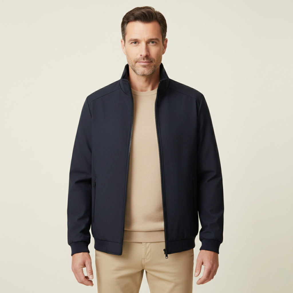 Karl | Men’s Fleece-Lined Winter Jacket with Zip Front