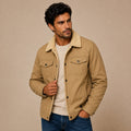 Leon | Men’s Fleece-Lined Utility Jacket with Pockets