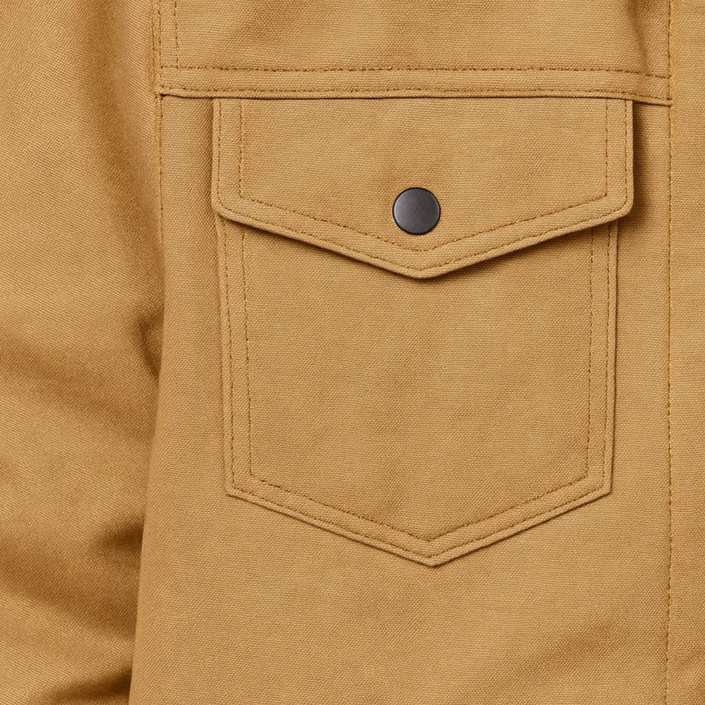 Leon | Men’s Fleece-Lined Utility Jacket with Pockets