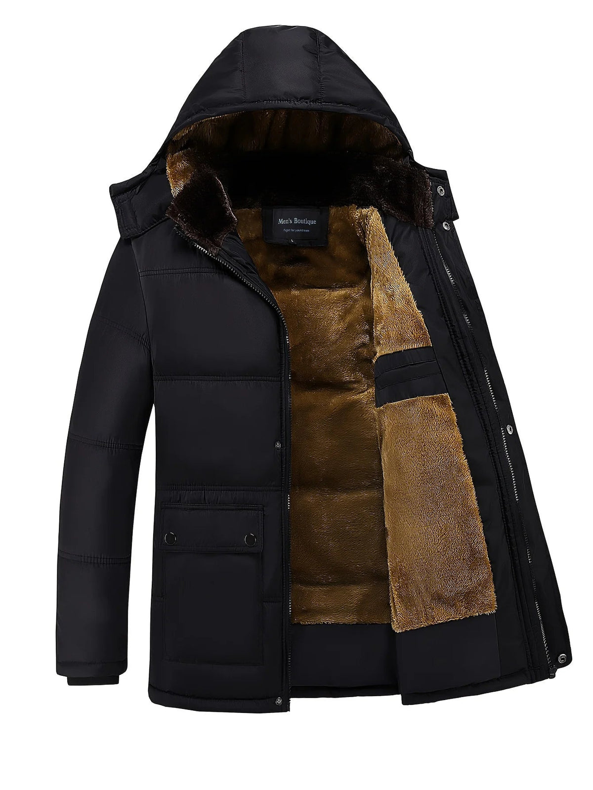 Silas | Men’s Insulated Winter Jacket with Hood