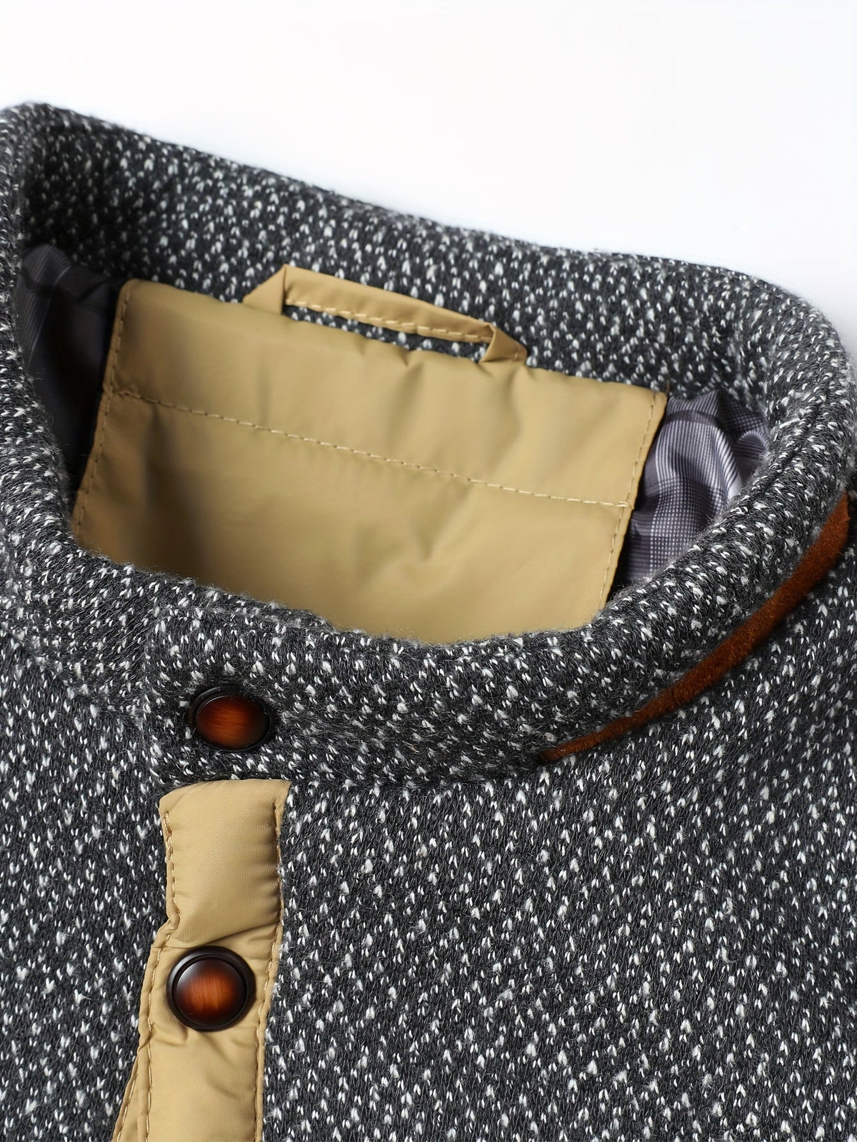 Mason | Men’s Quilted Jacket with Stand Collar