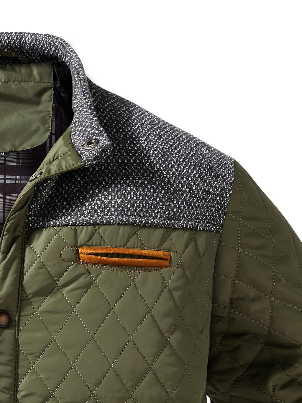 Mason | Men’s Quilted Jacket with Stand Collar