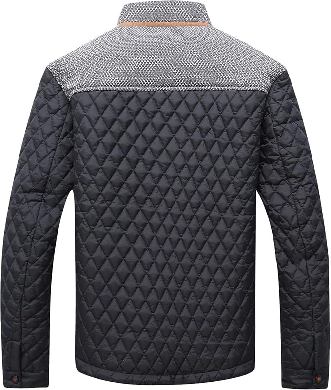 Mason | Men’s Quilted Jacket with Stand Collar