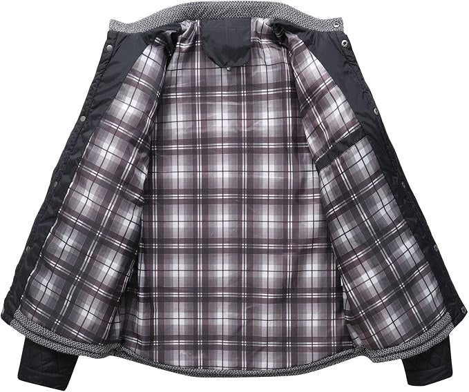 Mason | Men’s Quilted Jacket with Stand Collar