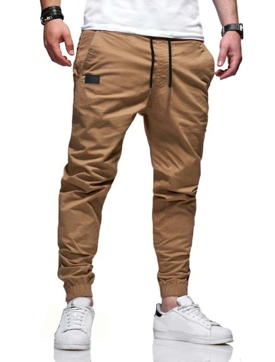 Brody | Men’s Relaxed Cargo Jogger Pants with Drawstring Waist