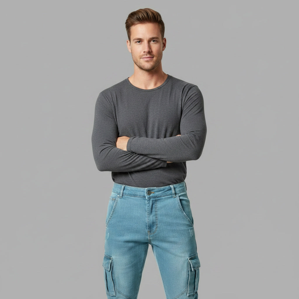 Arlo | Men’s Slim-Fit Stretch Cargo Pants with Pockets