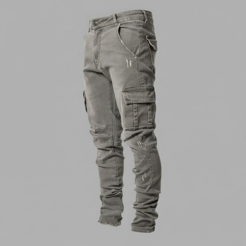 Arlo | Men’s Slim-Fit Stretch Cargo Pants with Pockets