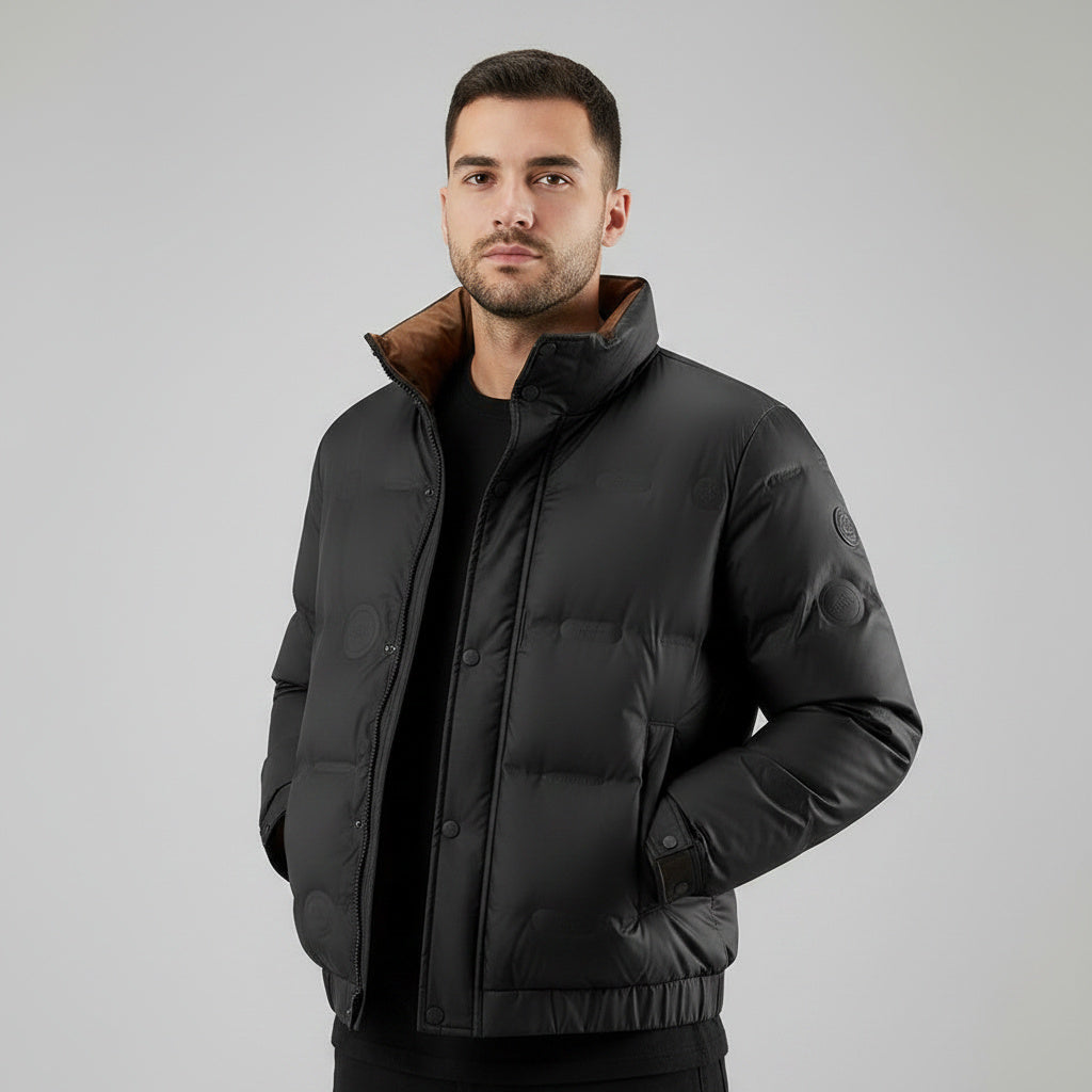 Rowan | Men’s Winter Puffer Jacket with Zip Front