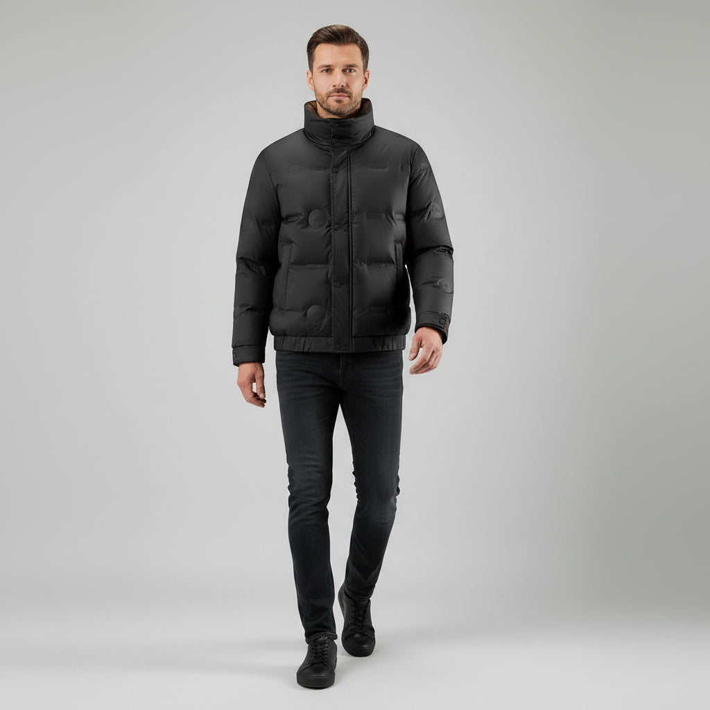 Rowan | Men’s Winter Puffer Jacket with Zip Front