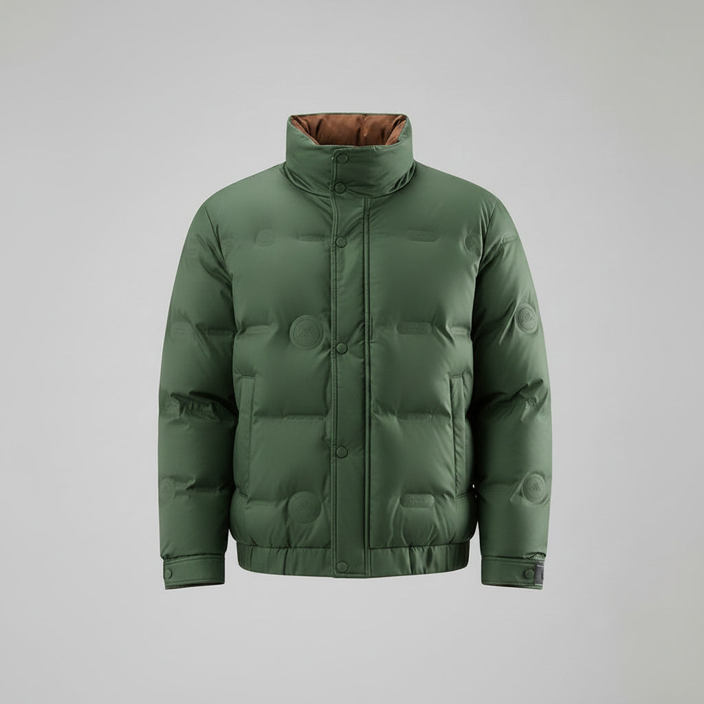 Rowan | Men’s Winter Puffer Jacket with Zip Front