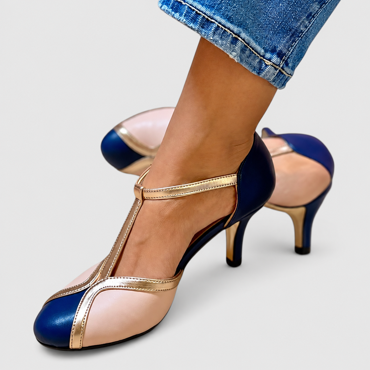 Anais-Claire | Women’s T-Strap Heels — product detail 2