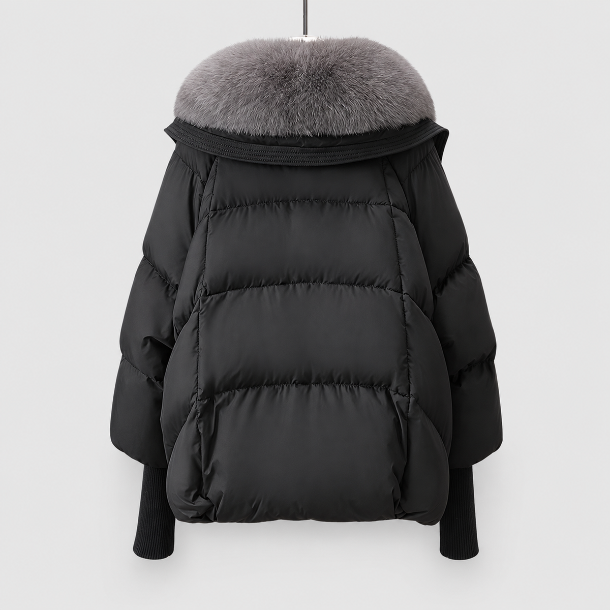 Anora | Women’s Padded Winter Puffer Jacket with Detachable Collar — product detail 4