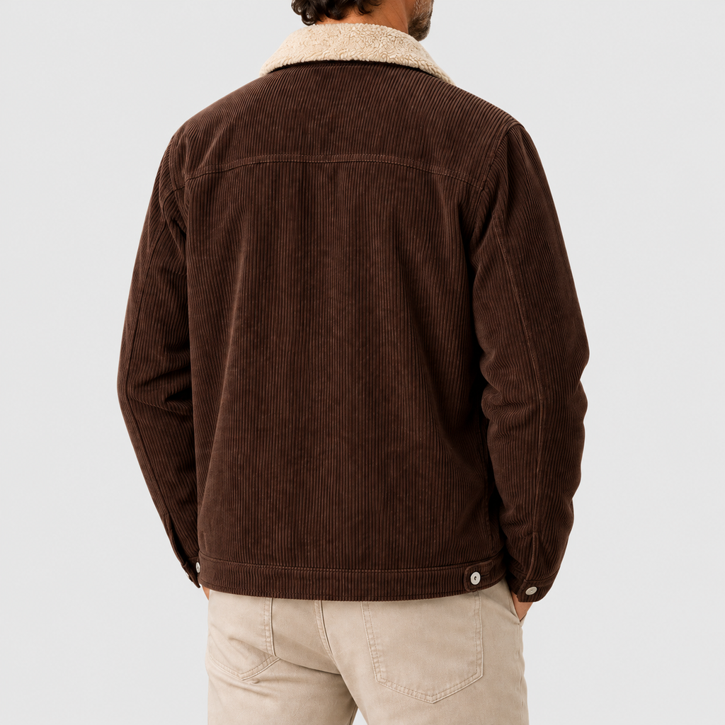 Arlington | Men’s Corduroy Sherpa-Lined Winter Jacket — product detail 8