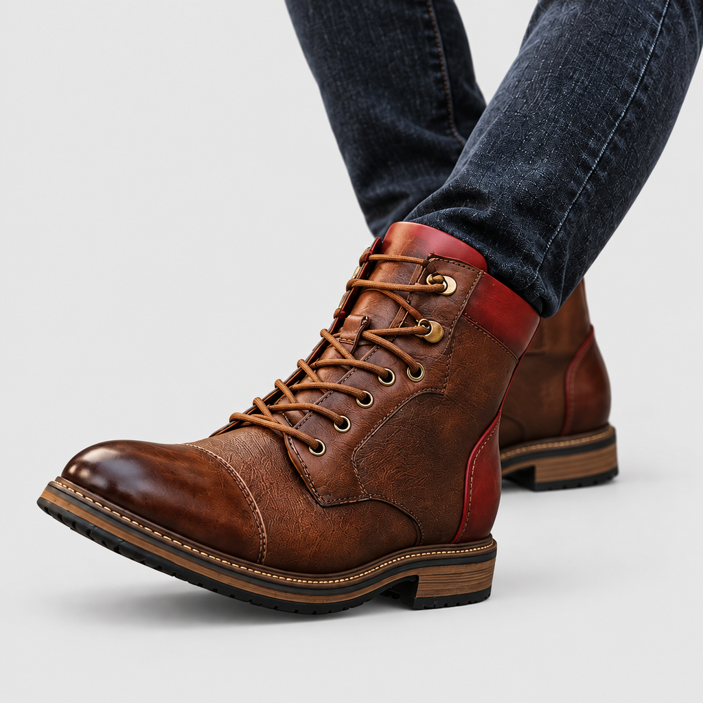 Augusten | Men’s Lace-Up Ankle Boots — product detail 2