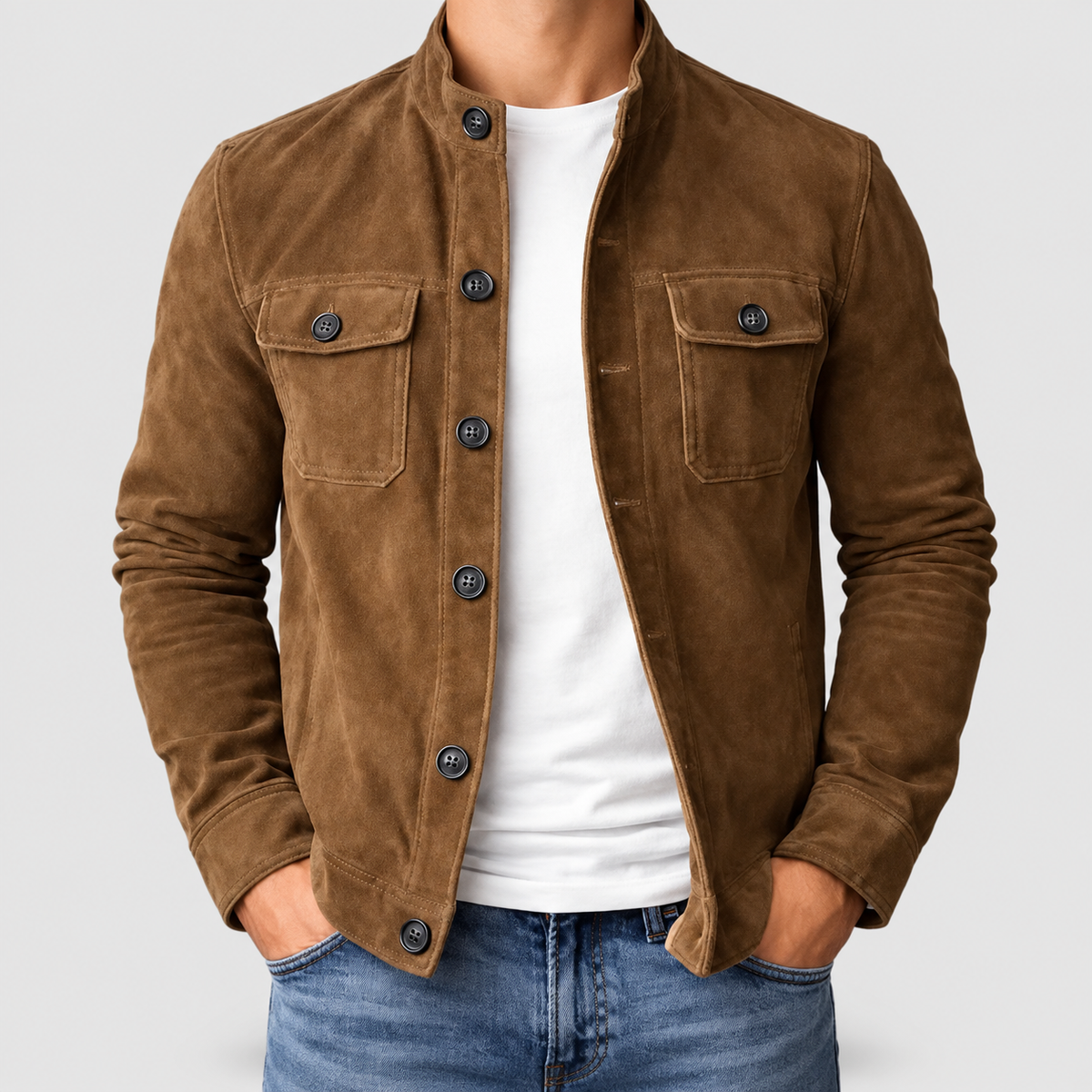 Bennett | Men’s Classic Pocket Jacket — Brown