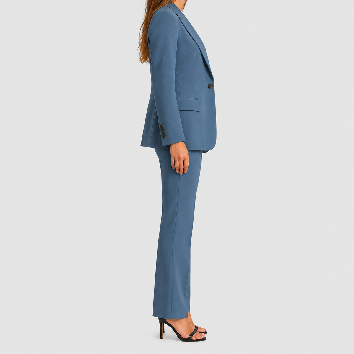 Brendella | Women’s Peak-Lapel Blazer and Straight-Leg Pants Set — product detail 2