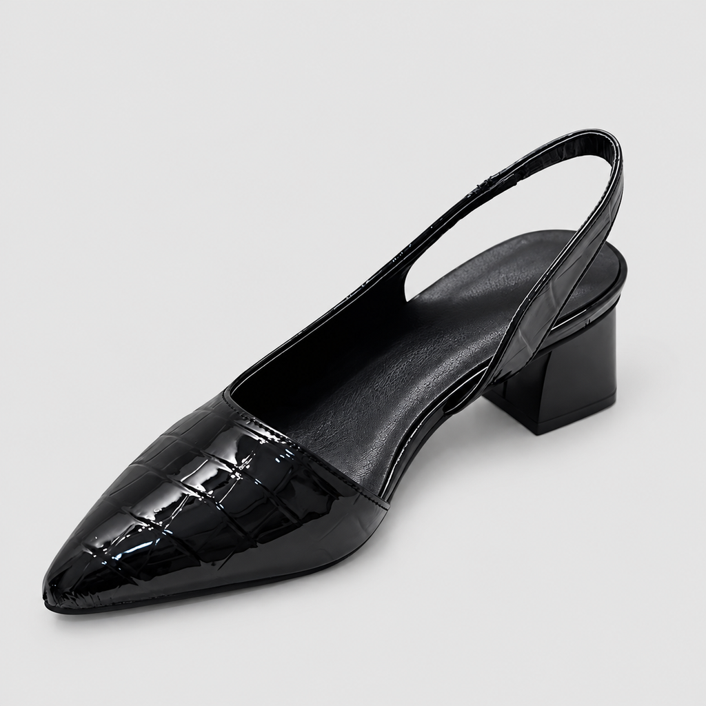 Bryony | Women’s Pointed-Toe Slingback Block Heels — product detail 5