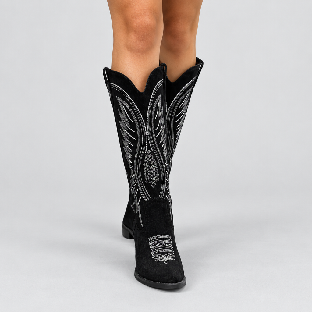 Cassidy | Women’s Embroidered Western Knee-High Boots — product detail 13